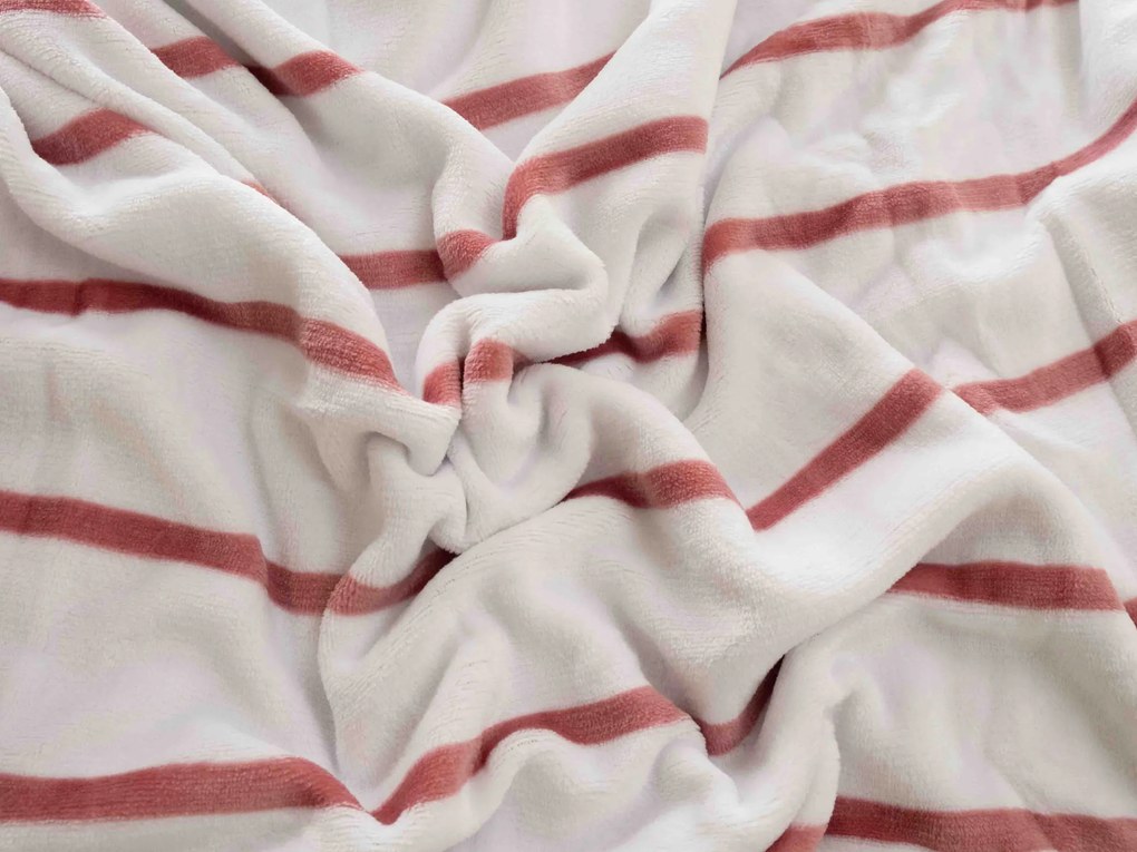 Obliečka na vankúš mikroplyš 70 × 90 cm - Kamala staroruzová