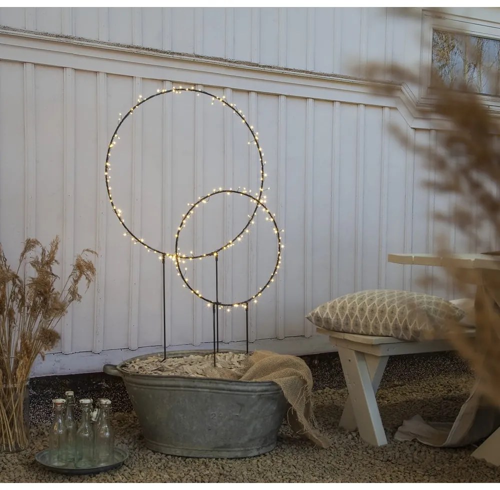 Svietiaci dekoračný LED kruh Star Trading Barlumi, výška 120 cm