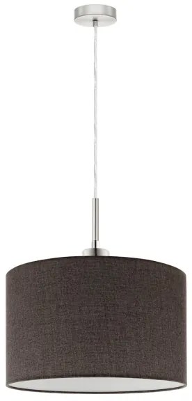 Eglo - LED Luster na lanku TUNJA 1xE27/60W/230V hnedá