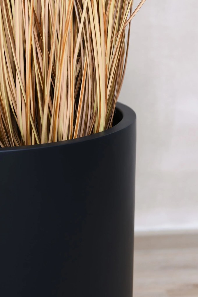 Kvetináč CHICO, sklolaminát, priemer 45 cm, antracit