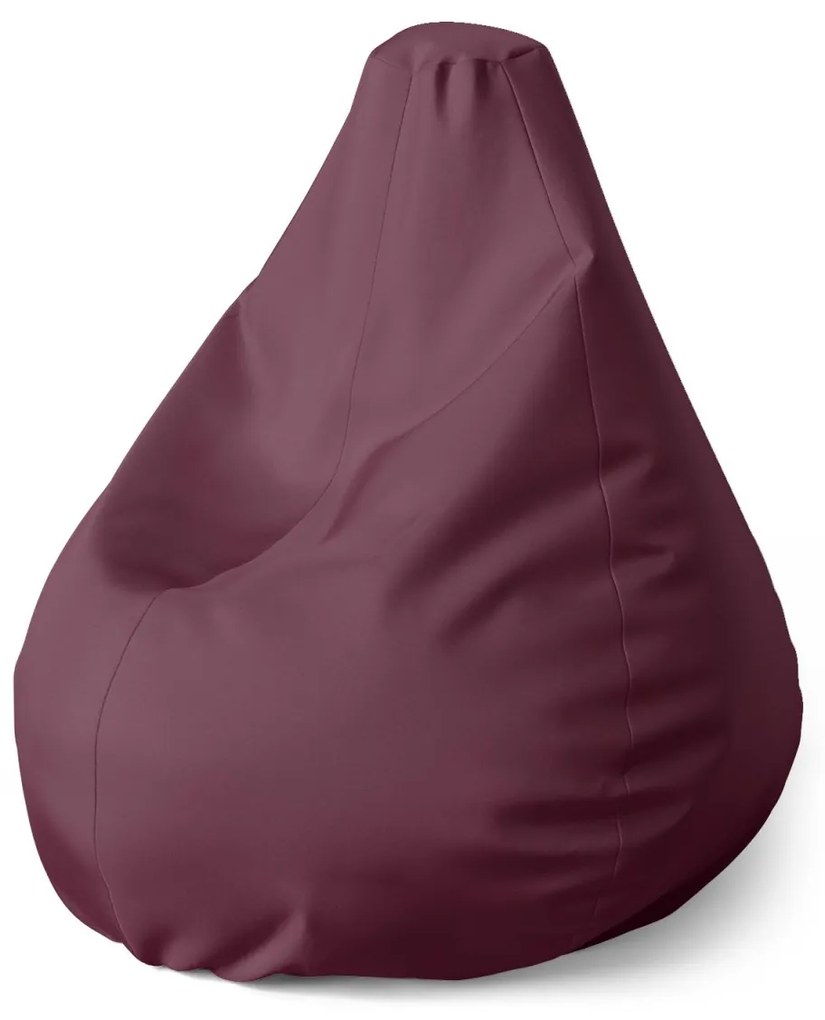 Sablio Sedací vak Pear Červenofialová - 70 x 95 x 15 cm