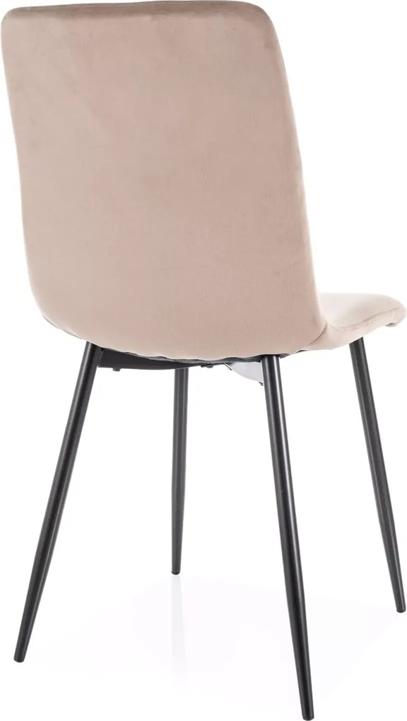 SI Daren Velvet stolička tmavá béžová