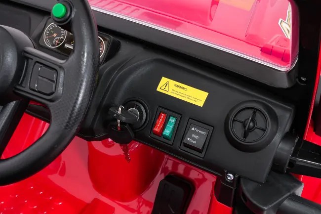 Elektrické autíčko Jeep Monster červené