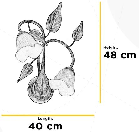 ONLI - Nástenné svietidlo MIRANDA 2xE14/6W/230V