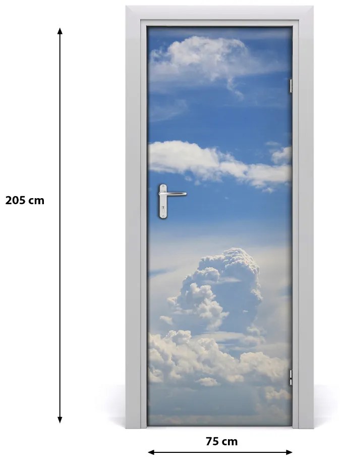 Fototapeta na dvere samolepiace mraky na nebi 75x205 cm