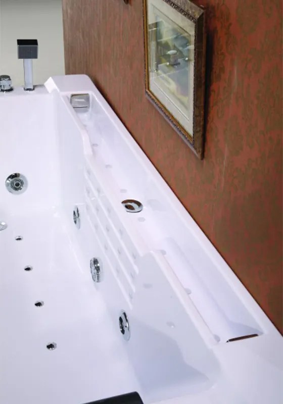 Terra Hydromasážna vírivá vaňa Fenix 606AH 180x120 s ohrevom vody, pravá