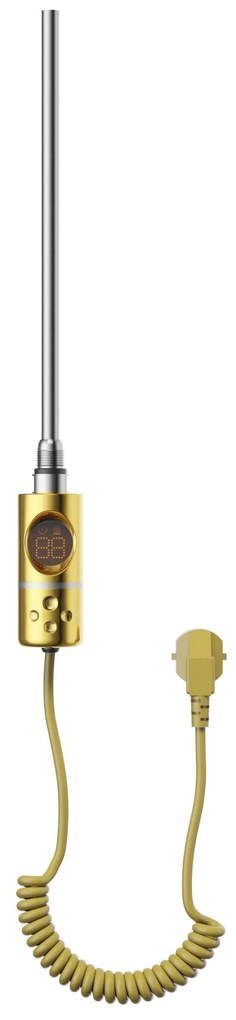Gamma E-Flow, vykurovacia tyč 300W, brúsené zlato, GMA-GRZ-EFLOW300BGD