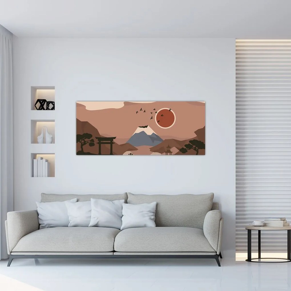 Obraz - Japonsko N⁰1 (120x50 cm)