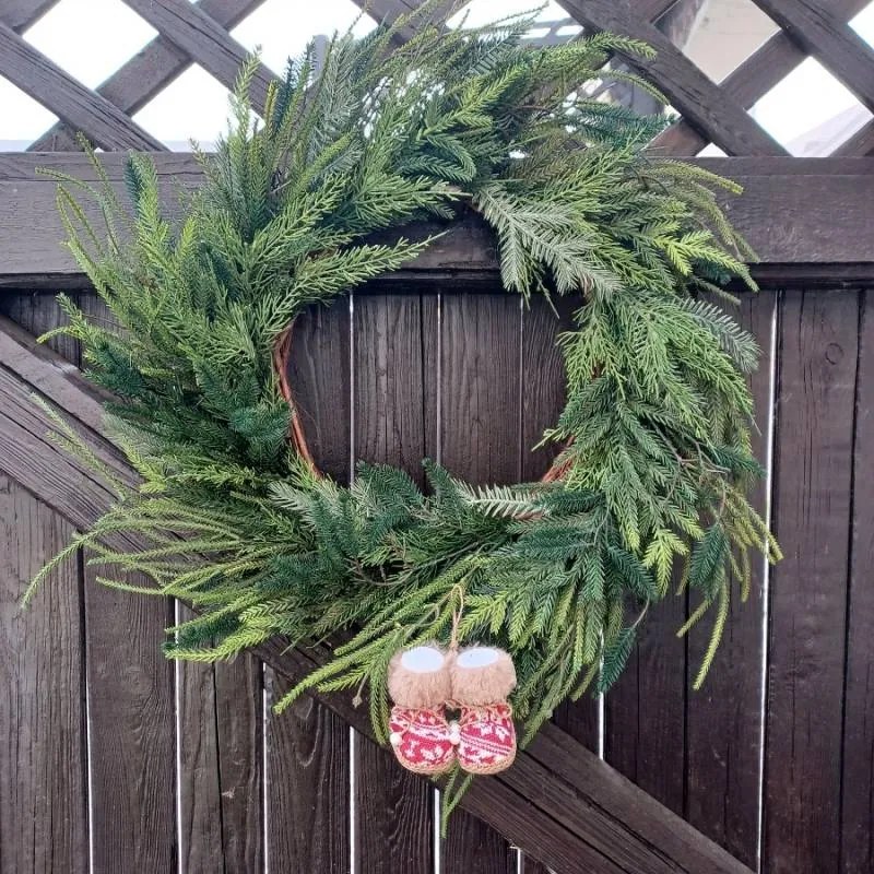 DECOLED Dekorácia, snežnice, 10 x 8,5 x 8 cm, červená