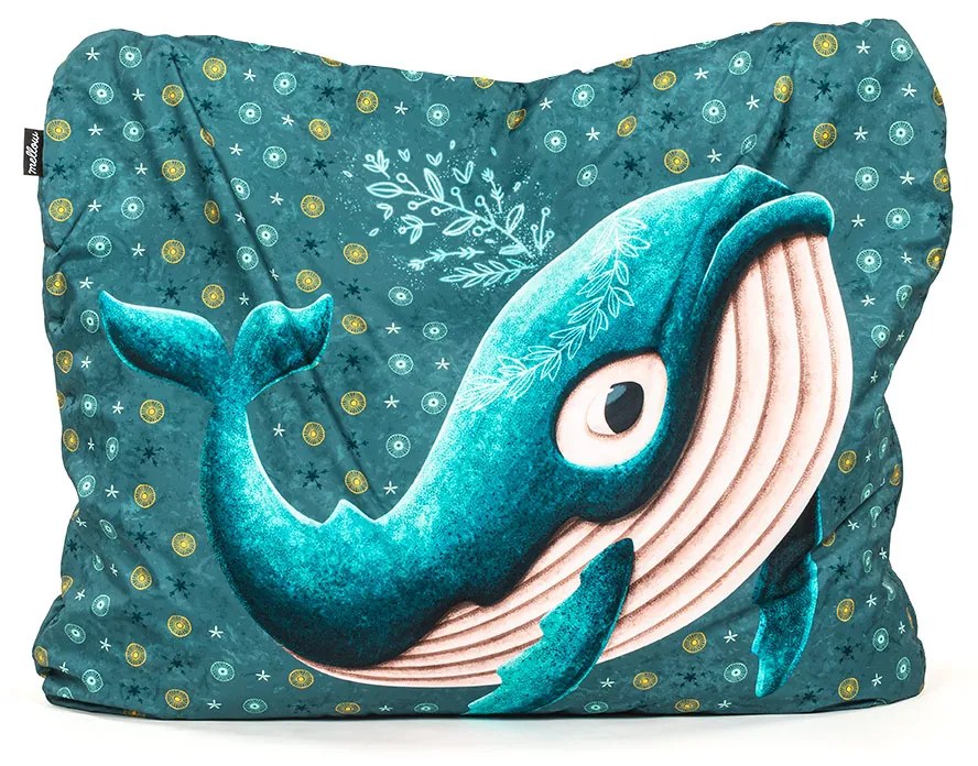 Tuli Sedací vak Funny Snímateľný poťah - Polyester Vzor Gerda modrá