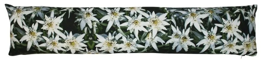 Zarážka / valec na okno s motívom kvetín - 20 * 10 * 90cm