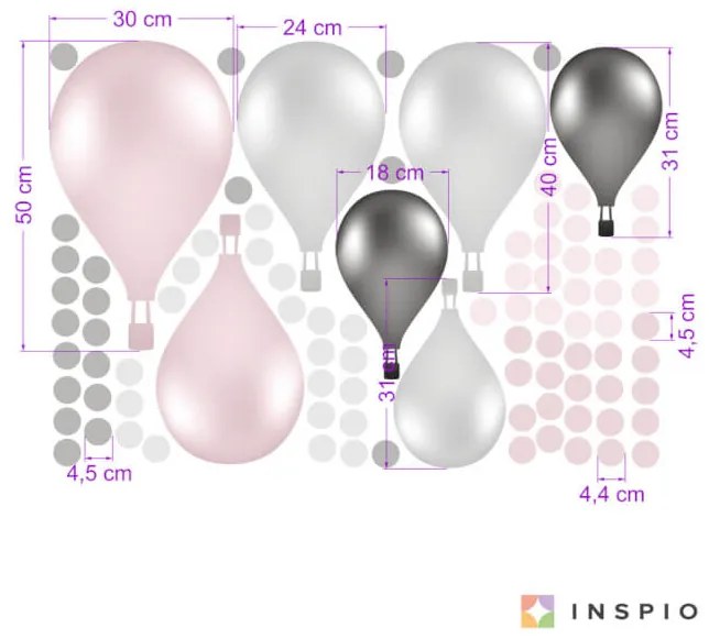 Samolepiace balóny v nórskom štýle