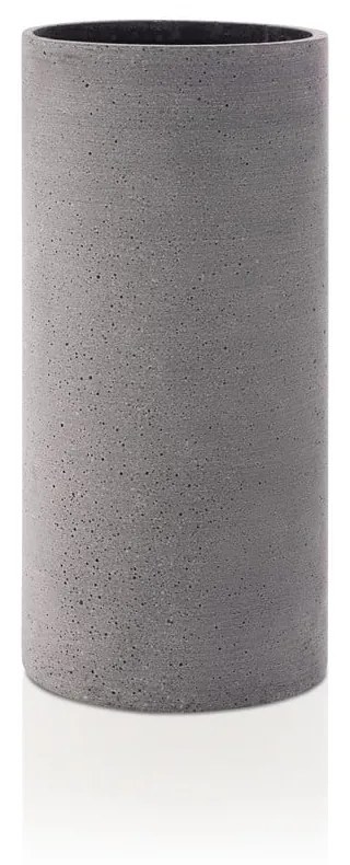 Sivá váza Blomus Bouquet, výška 29 cm