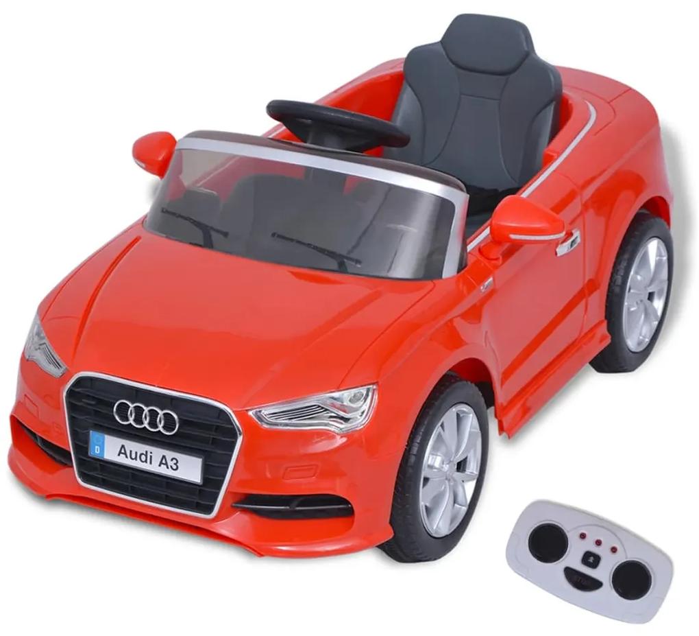 vidaXL Elektrické detské autíčko s diaľkovým ovládaním, Audi A3, červené