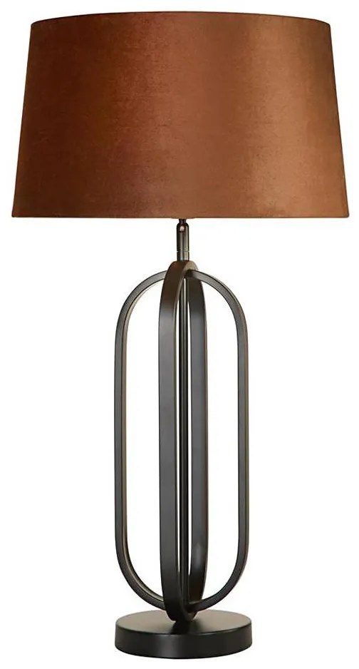 Searchlight EU91101OR - Stolová lampa CHIC 1xE27/60W/230V oranžová