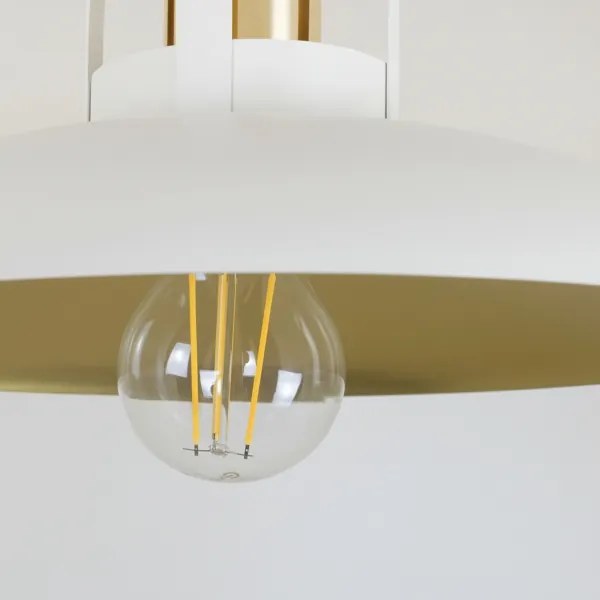 Brilagi - LED Prisadený luster FLAMENGO 1xE27/60W/230V biela