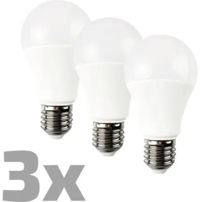 LED žiarovka EURAKLES E27 / 8,5 W 806 lm 3000 K 3 ks
