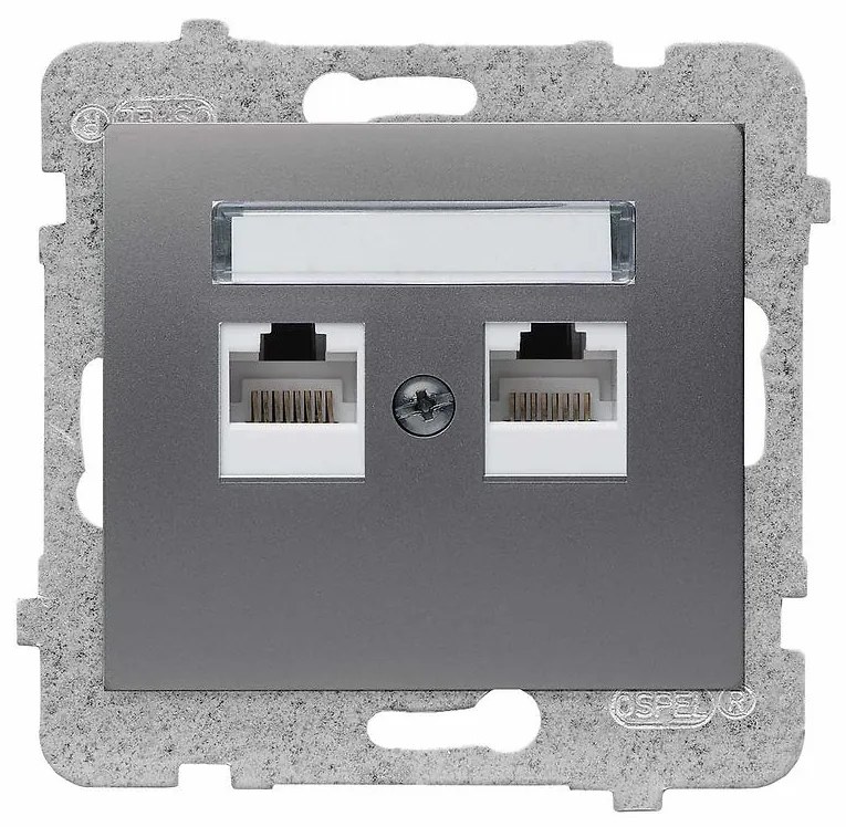 Sieťová Zásuvka RJ45 GPK-2D/M.GR Sigma