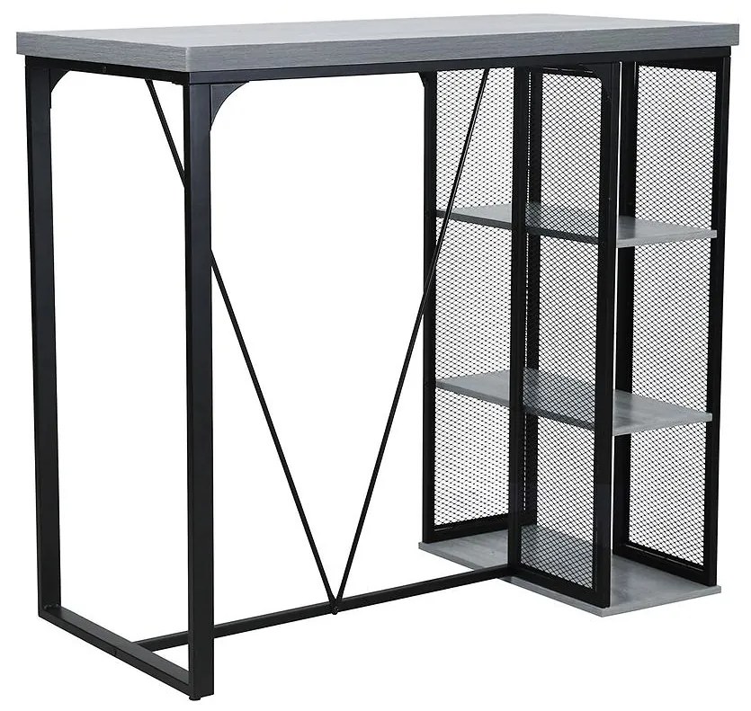 Barový stôl Artemis B10033 betón/čierna