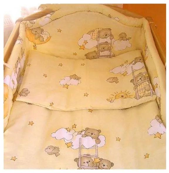 NEW BABY New Baby Veselí Medvedíci 2-dielne posteľné obliečky New Baby 90/120 cm bežové s medvedíkom Béžová |