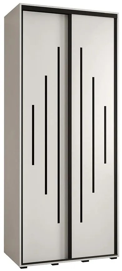 Skriňa 45 Canaris 12 110 biela/čierna