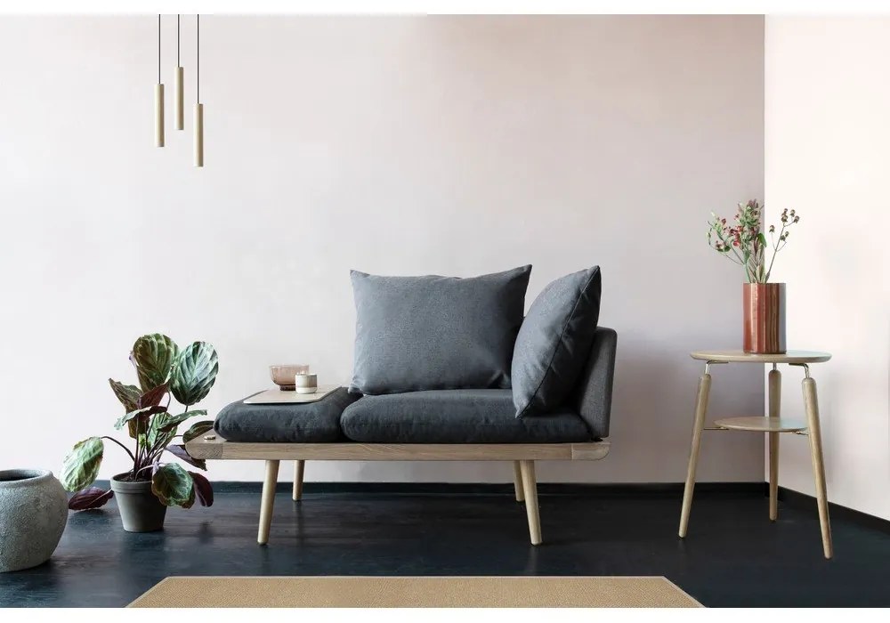 Antracitovosivá lavica Lounge Around – UMAGE