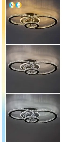 Rabalux 71392 - LED stmievateľné stropné svietidlo MAZIAR LED/40W/230V 3000-6500K + diaľkové ovládanie