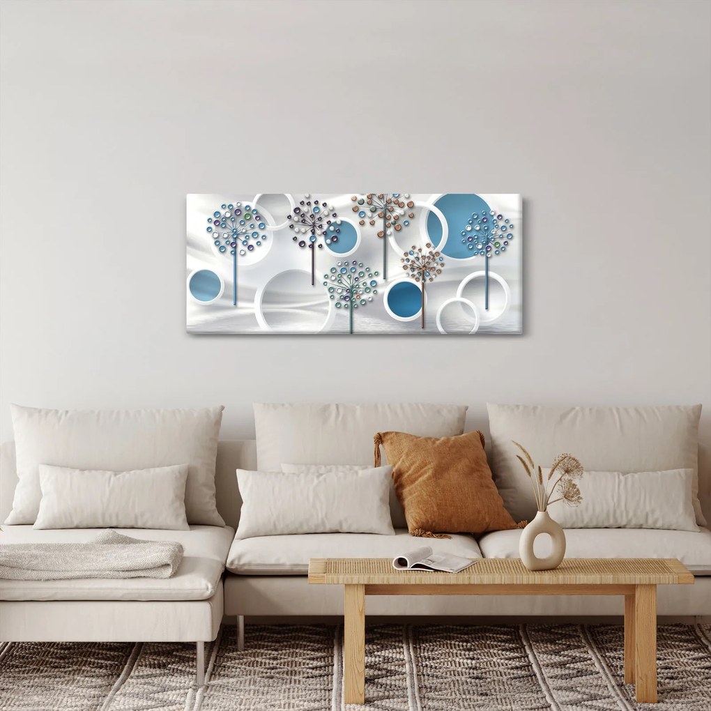Obraz umelecké abstrakcie (120x50 cm)