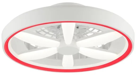 Brilliant - LED RGBW Stropný ventilátor so svetlom GAIANO LED/48W/230V biela + DO