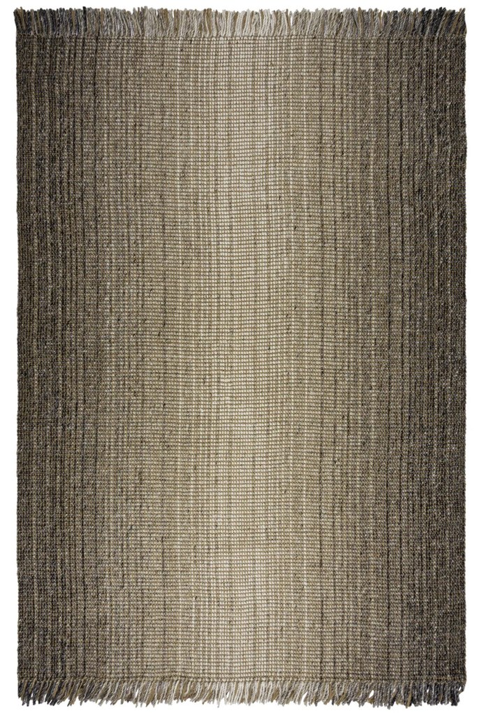 Flair Rugs, Kusový koberec Mottle Jute Ombre Grey, 120x170, šedá, chodba / predsieň
