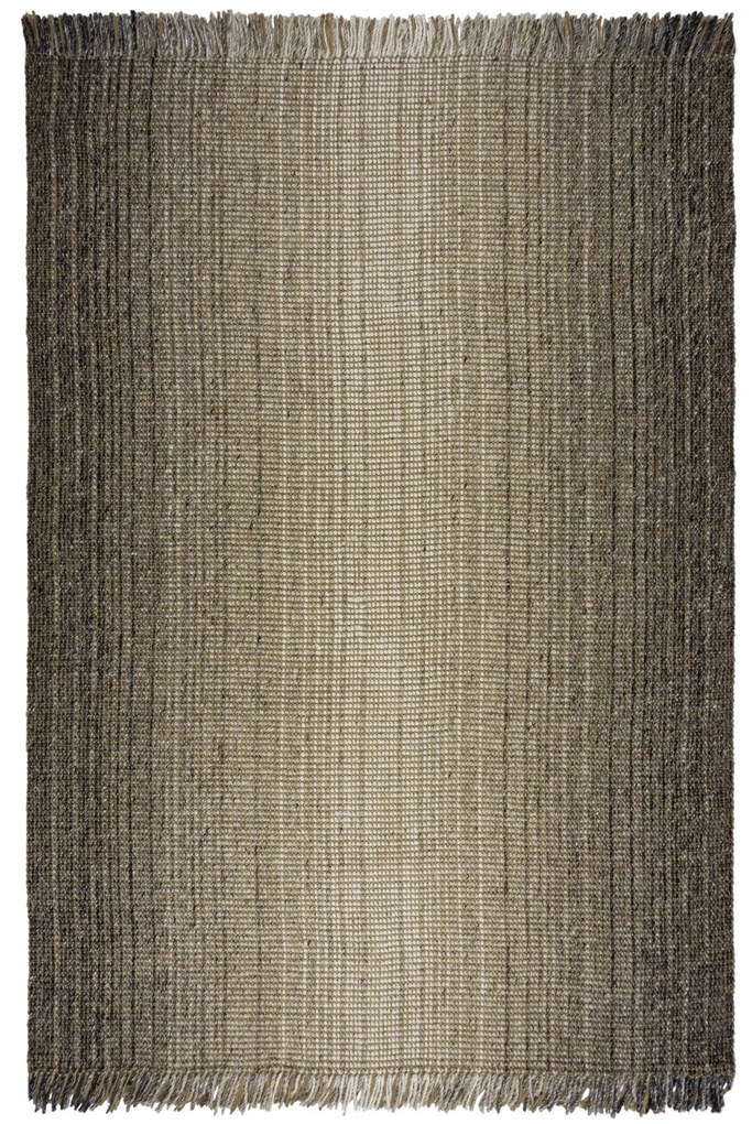Flair Rugs, Kusový koberec Mottle Jute Ombre Grey, 200x290, šedá, chodba / predsieň