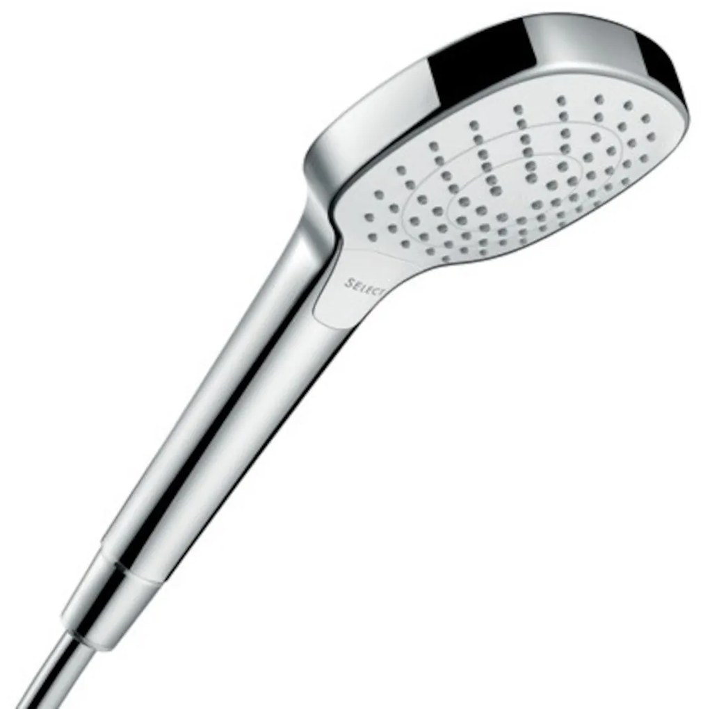 Sprchová hlavica Hansgrohe Croma Select E biela/chróm 26813400