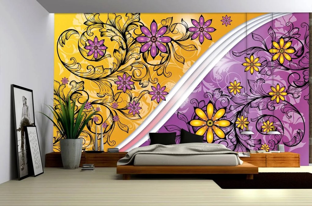 Fototapeta - Kvety (152,5x104 cm)