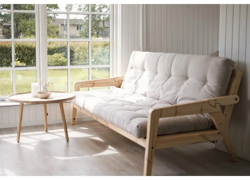 Modrá menčestrová rozkladacia pohovka 204 cm Grab - Karup Design