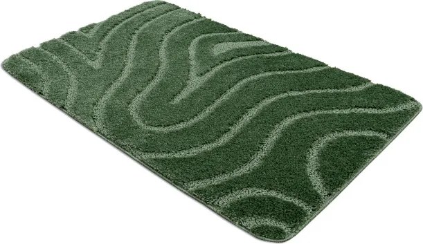 Kúpeľňový koberček SUPREME WAVES vlny, zelený