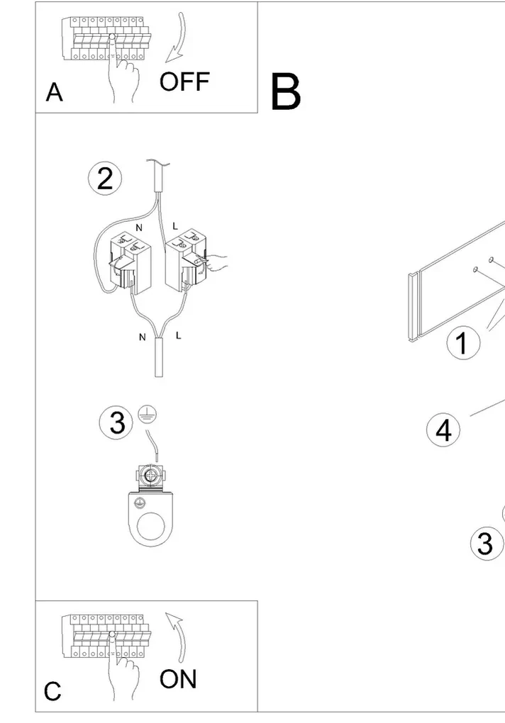 Nástenné svietidlo Eskola, 1x čierne drôtené tienidlo, (fi 70 cm)