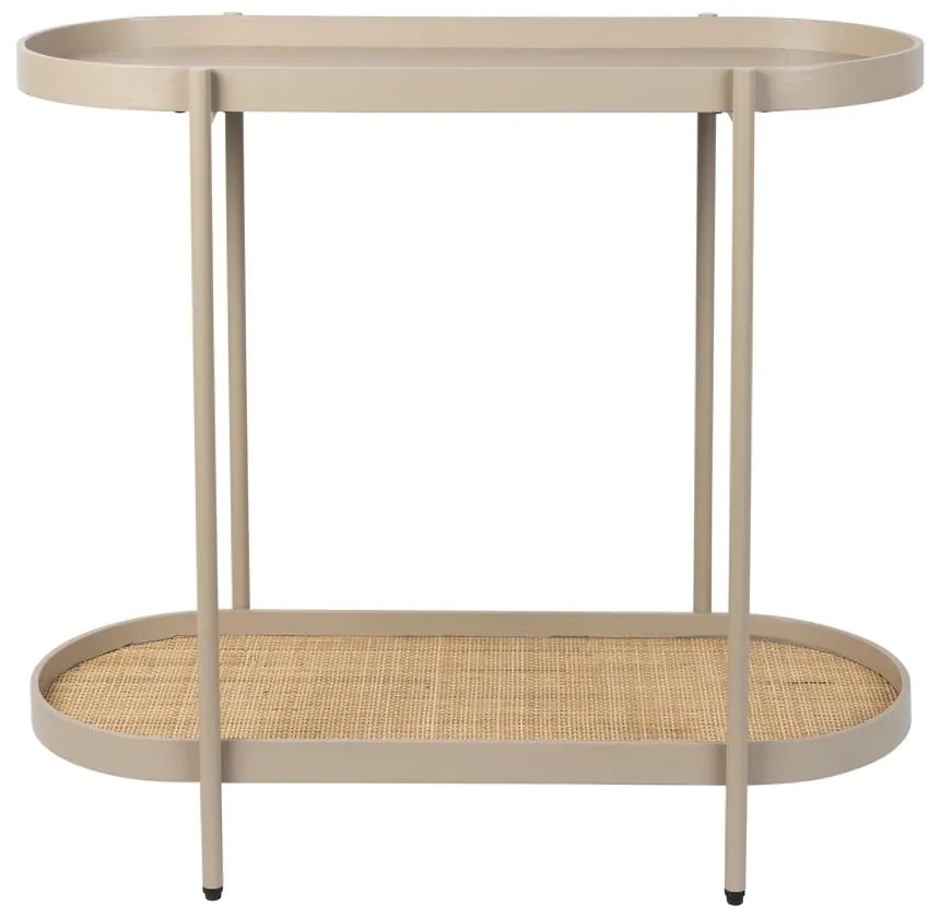 Béžový konzolový stolík 39x85 cm Amaya – White Label