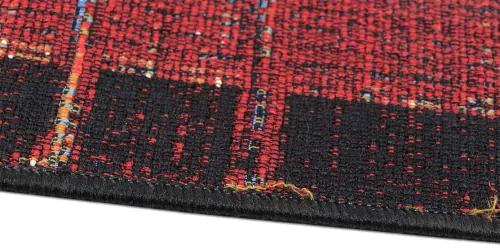 Koberce Breno Kusový koberec ZOYA 821/Q01R, červená, viacfarebná,80 x 165 cm