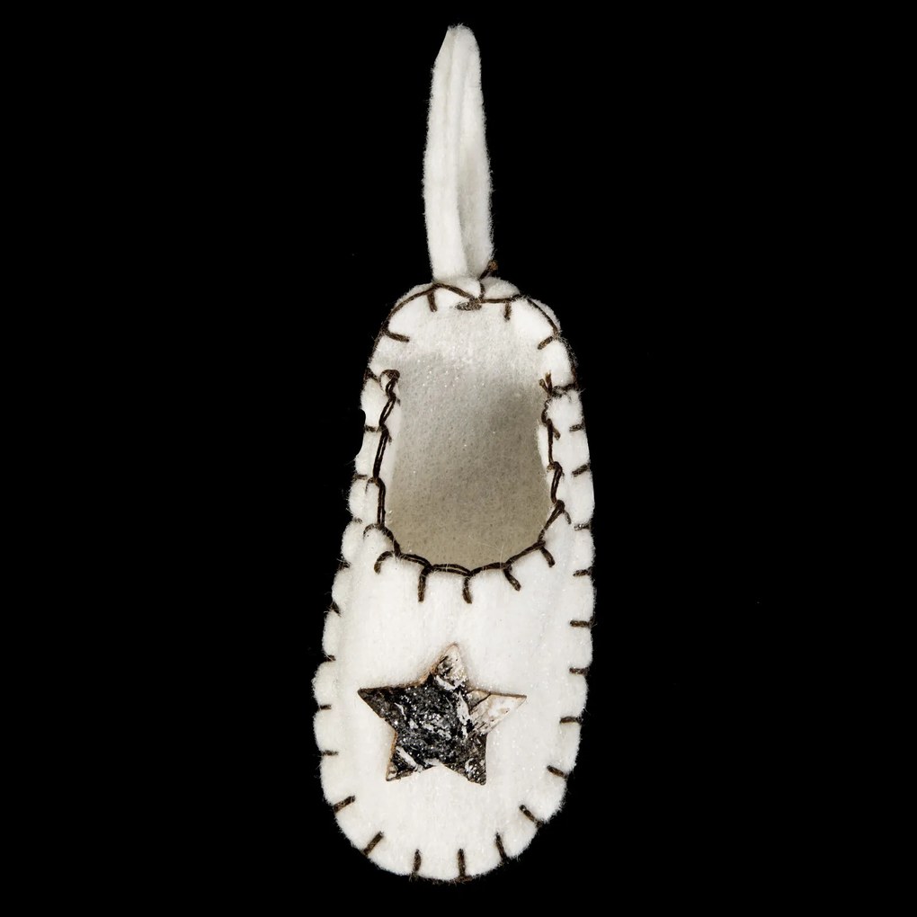 VIANOČNÁ DEKORÁCIA LAGUNA1 SADA 6KS 14 CM BIELA