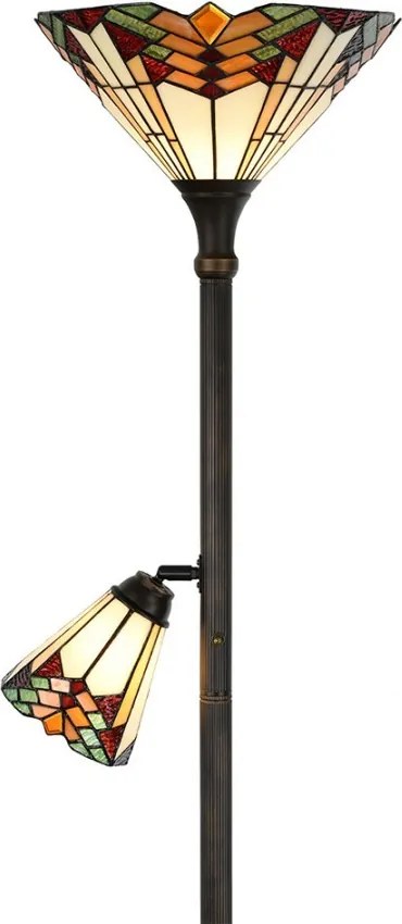 Stojaca lampa Tiffany Montaq - Ø 30*178 cm