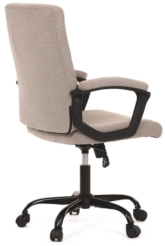 Autronic - Kancelářské křeslo, krémová látka, kovový kříž - KA-Y391 CRM2