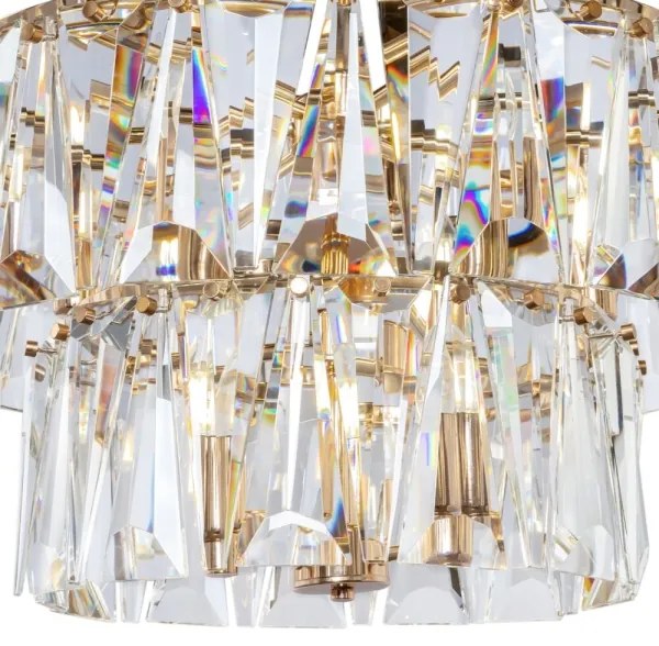 Maytoni MOD043PL-18G - Luster na reťazi PUNTES 18xE14/40W/230V zlatá