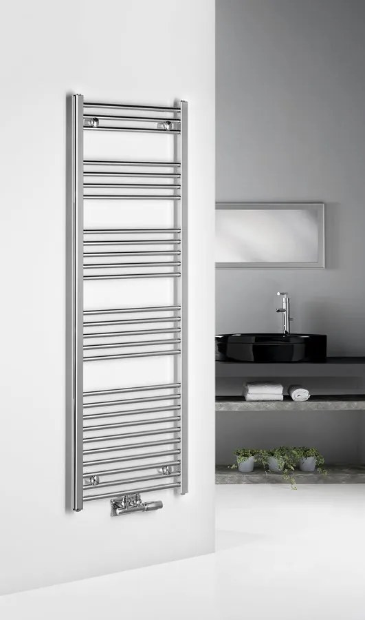 Aqualine Aqualine, ALYA vykurovacie teleso rovné 500x1600 mm, stredové pripojenie, chróm, LLS304
