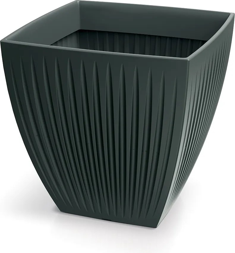 Kvetináč LATIE SQUAR I antracitový