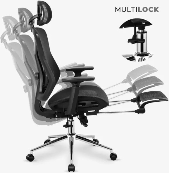 Kancelárska stolička Expert 5.7 Black