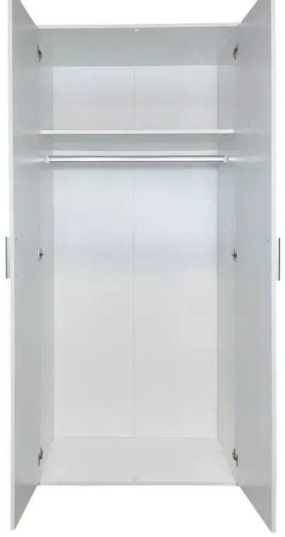 Šatníková skriňa Blanka 85 cm biela