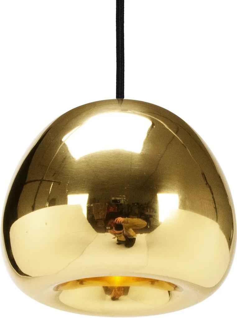 Tom Dixon Void mini závesná lampa Ø 15,5 cm mosadz