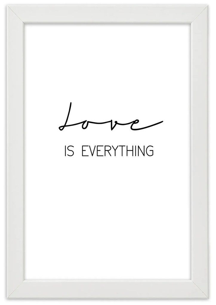 Gario Plagát Love is everything Farba rámu: Bez rámu, Rozmery: 40 x 60 cm