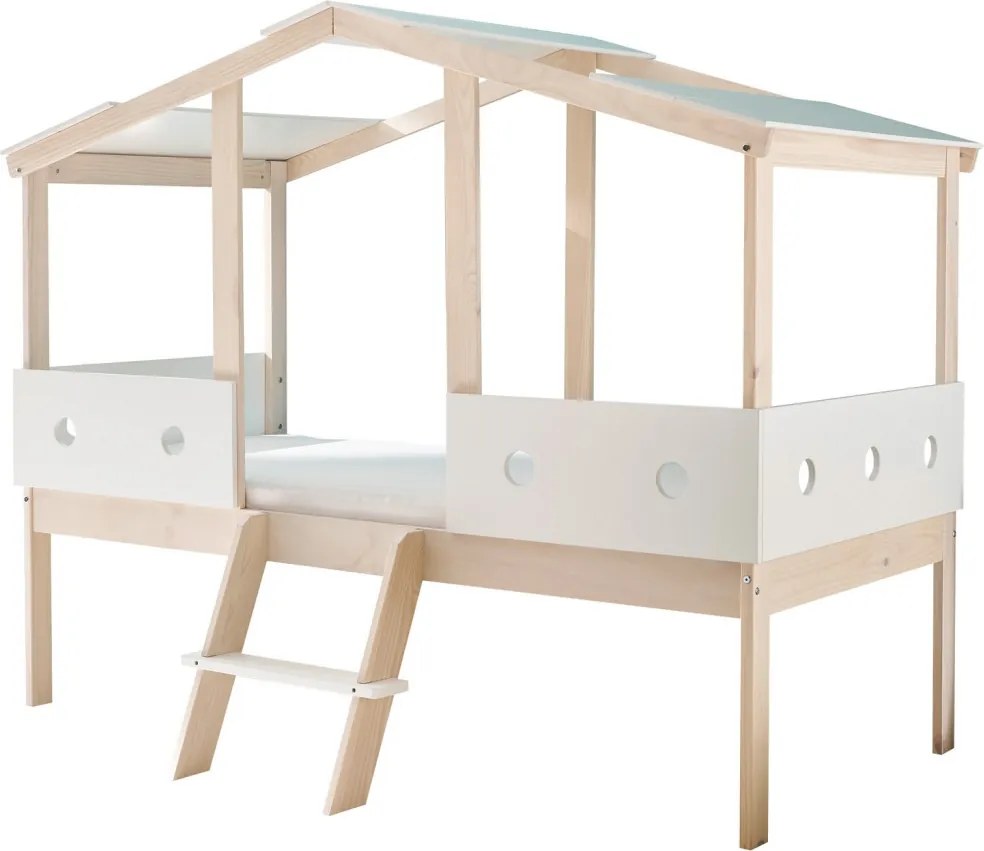 Detská posteľ Cortino 90x200 cm, domeček se stříškou