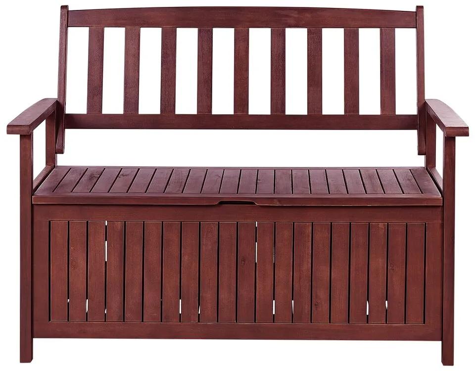 Záhradná lavička Sefu (mahagónové drevo) (s úl. priestorom)). Vlastná spoľahlivá doprava až k Vám domov. 1075975